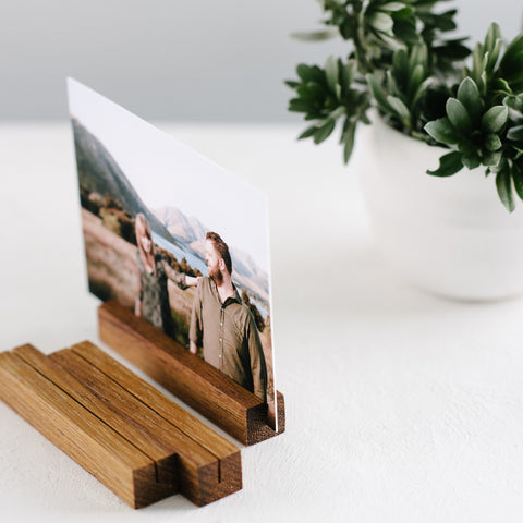 Timber Photo Stands