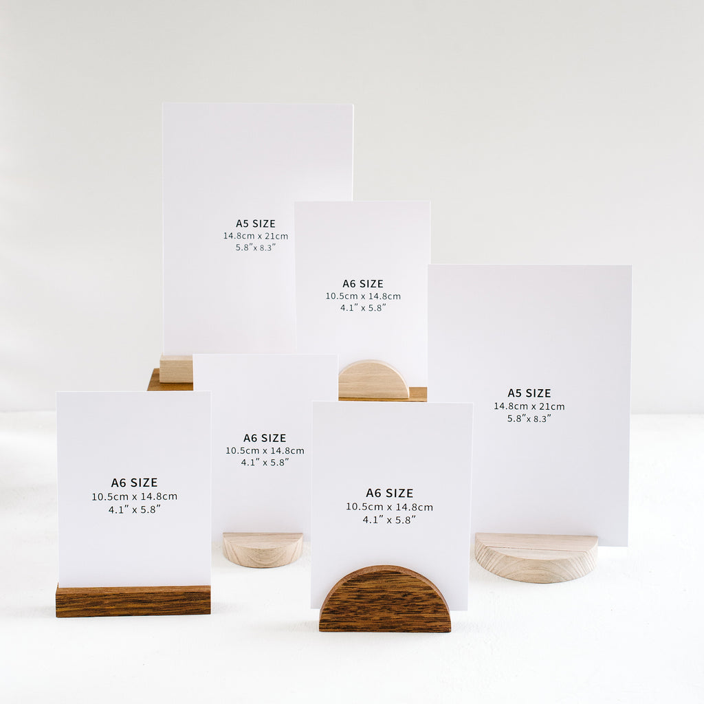 Photo Keeping Stand Large Set of 3 Timber Photo Stand – In The Daylight